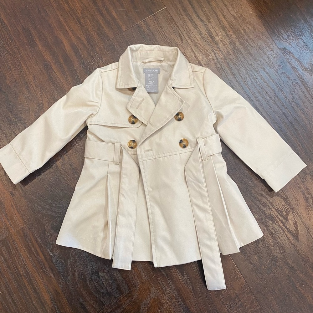 Tahari Toddler Trench Coat